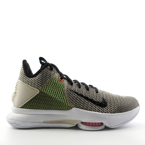Nike LeBron Witness 4 IV String Black Volt Mens Basketball BV7427-200 Size 9.5 - Picture 1 of 10